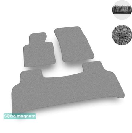 Двошарові килимки Sotra Magnum Grey для Land Rover Range Rover (mkIII)(4 люверса) 2010-2012 - Фото 1