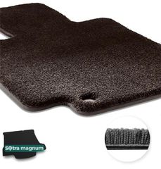 Двошарові килимки Sotra Magnum Black для Mazda 3 (mkII)(седан)(з докаткою)(багажник) 2008-2013
