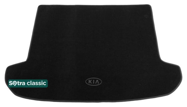 Двошарові килимки Sotra Classic Black для Kia Sportage (mkIV)(багажник) 2015-2021 - Фото 1