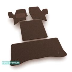 Двошарові килимки Sotra Premium Chocolate для Nissan Serena (mkII)(1-2 ряд) 1999-2005