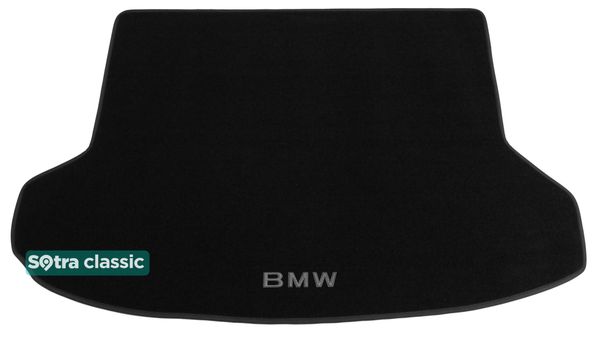Двошарові килимки Sotra Classic Black для BMW 5-series (F07)(Gran Turismo)(багажник) 2009-2017 - Фото 1