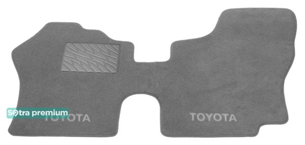 Двошарові килимки Sotra Premium Grey для Toyota HiAce (mkIV)(H100)(1 ряд) 1989-2004 - Фото 1