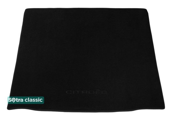 Двошарові килимки Sotra Classic Black для Citroen C5 (mkII)(універсал)(багажник) 2008-2017 - Фото 1