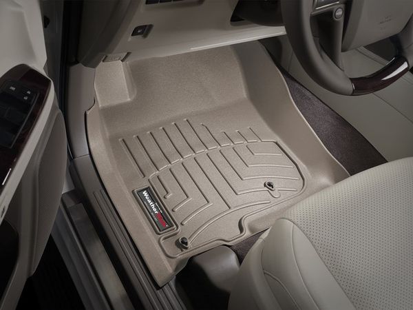 Коврики Weathertech Beige для Lexus GX (mkII); Toyota 4Runner (mkV)(4 fixings)(1 row) 2009-2013 - Фото 2