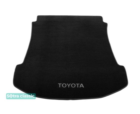 Двошарові килимки Sotra Classic Black для Toyota Fortuner (mkI)(багажник) 2005-2015 - Фото 1