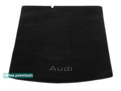 Двошарові килимки Sotra Premium Black для Audi A4/S4/RS4 (mkII)(B6)(седан)(багажник) 2000-2004