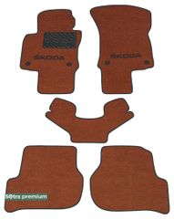 Двухслойные коврики Sotra Premium Terracotta для Skoda Octavia (mkII)(A5) 2004-2012