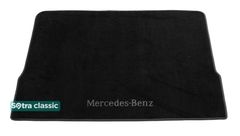 Двошарові килимки Sotra Classic Black для Mercedes-Benz GL/GLS-Class (X166)(на складений 3 ряд)(багажник) 2013-2019