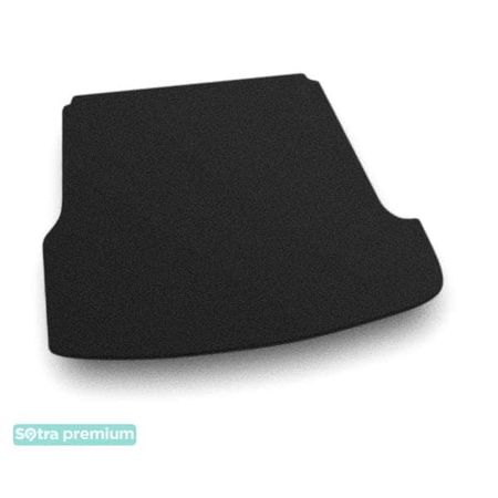 Двошарові килимки Sotra Premium Black для Volkswagen Passat (B5)(универсал)(багажник) 1997-2006 - Фото 1