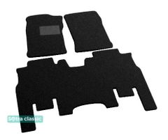 Двошарові килимки Sotra Classic Black для Lincoln Navigator (mkI)(1-2 ряд) 1997-2002