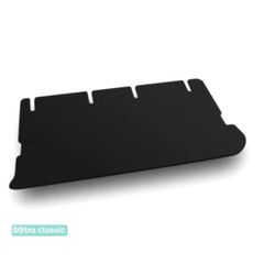 Двошарові килимки Sotra Classic Black для Volkswagen Sharan (mkI)(с 3 рядами)(багажник) 1995-2010