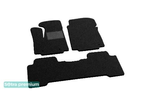 Двошарові килимки Sotra Premium Black для Honda Pilot (mkI)(1-2 ряд) 2003-2008 - Фото 1