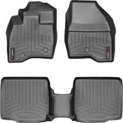 Коврики Weathertech Black для Ford Explorer (mkV)(1-2 row)(2 row bucket seats with console) 2017-2019 - Фото 1