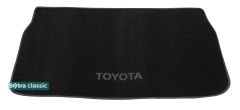 Двошарові килимки Sotra Classic Black для Toyota Sienna (mkII)(багажник) 2004-2010 - Фото 1