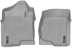 Коврики Weathertech Grey для Chevrolet Silverado (extended & double cab)(mkII)(with 4x4 shifter)(1 row) 2007-2014