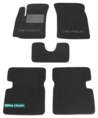 Двухслойные коврики Sotra Classic Grey для Chevrolet Aveo (mkI) 2003-2011