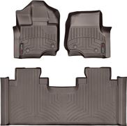 Коврики WeatherTech Choco для Ford F-150 (mkXIII)(extended cab)(1 row - 2pcs.)(1 row bench seats) 2015-2020 - Фото 1