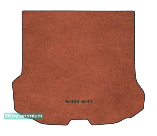 Двошарові килимки Sotra Premium Terracotta для Volvo V70 (mkIII)(багажник) 2007-2016 - Фото 1
