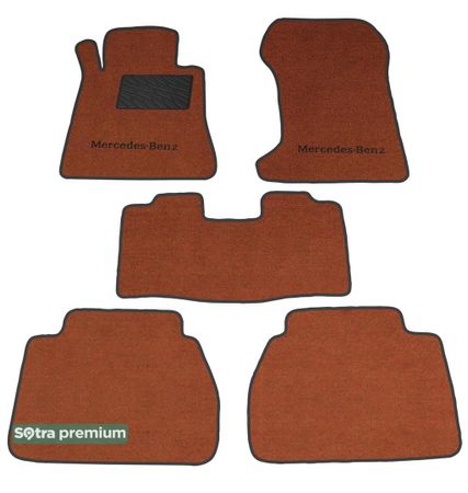 Двошарові килимки Sotra Premium Terracotta для Mercedes-Benz E-Class (W210)(4matic) 1995-2002 - Фото 1