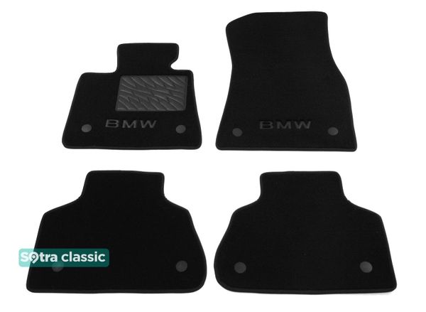 Двошарові килимки Sotra Classic Black для BMW X5 (G05; F95) 2018→ - Фото 1