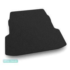 Двошарові килимки Sotra Classic Black для Mercedes-Benz S-Class (W222)(без аудіосистеми Burmester)(багажник) 2013-2020