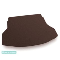 Двухслойные коврики Sotra Premium Chocolate для Nissan Rogue (mkII)(верхний уровень)(багажник) 2013-2020