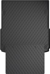 Гумовий килимок у багажник Gledring для Audi A6/S6/RS6 (mkIII)(C6)(седан) 2004-2011 (верхній)(багажник із захистом)