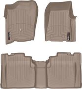 Коврики Weathertech Beige для Ford Ranger (double cab)(mkIII) 2004-2010 - Фото 1