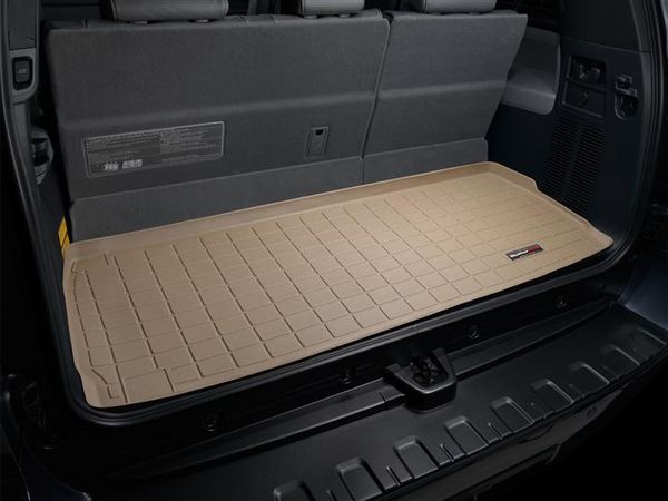 Коврик WeatherTech Beige для Toyota Sequoia (mkII)(trunk behind 3 row) 2007-2022 - Фото 2