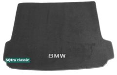 Двухслойные коврики Sotra Classic Grey для BMW X3 (F25)(без органайзера справа)(багажник) 2010-2017 - Фото 1