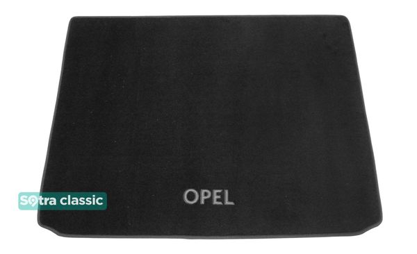 Двошарові килимки Sotra Classic Black для Opel Zafira (mkIII)(C)(багажник) 2011-2019 - Фото 1