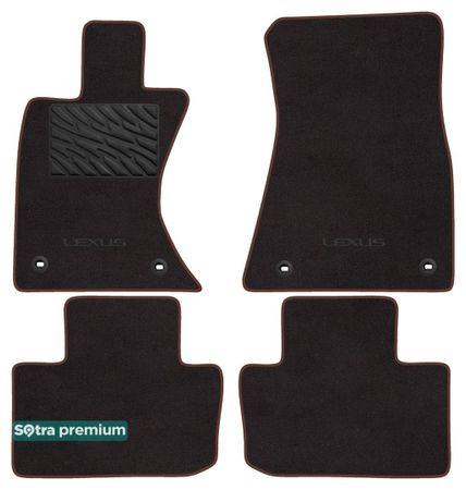 Двошарові килимки Sotra Premium Chocolate для Lexus IS (mkIII)(повний привід) 2013→ - Фото 1