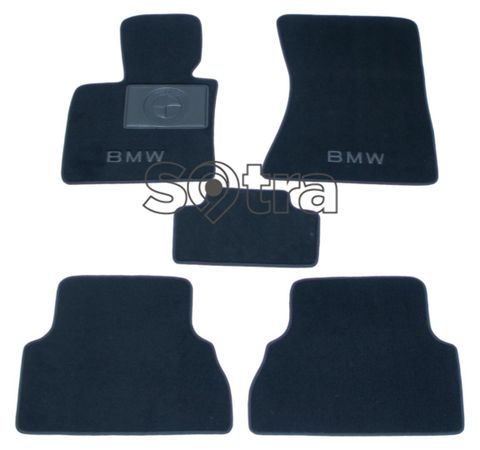 Двошарові килимки Sotra Custom Premium Black для BMW X5 (E70) / X6 (E71) 2007-2014 - Фото 1