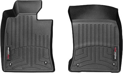 Коврики Weathertech Black для Mini Cooper (cabrio)(R57); Coupe (R58)(with passanger foot rest)(1 row) 2009-2015 - Фото 1