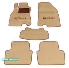 Двошарові килимки Sotra Premium Beige для Renault Megane (mkIII)(універсал) 2008-2016
