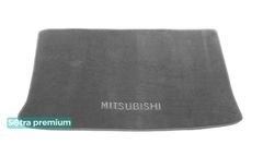 Двошарові килимки Sotra Premium Grey для Mitsubishi Pajero Pinin (mkI)(5-дв.)(багажник) 1998-2007