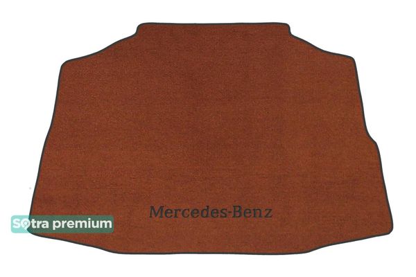 Двошарові килимки Sotra Premium Terracotta для Mercedes-Benz C-Class (A205)(кабріолет)(багажник) 2015-2022 - Фото 1