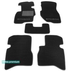 Двухслойные коврики Sotra Premium Black для Mitsubishi Pajero Pinin (mkI)(5-дв.) 1998-2007