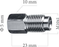 Наконечник WP 5-100-105X (M10х1) під трубку 4.75мм - Фото 1