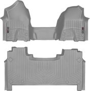 Коврики WeatherTech Grey для Dodge Ram (mkV)(crew cab)(1 row bench seats)(with storage under 2 row) 2019→ - Фото 1