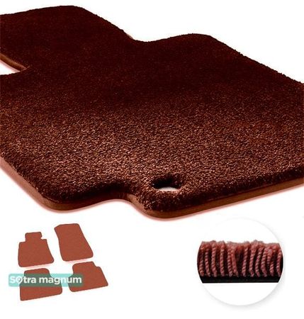 Двошарові килимки Sotra Magnum Red для BMW 3-series (E92)(купе) 2006-2011 - Фото 1