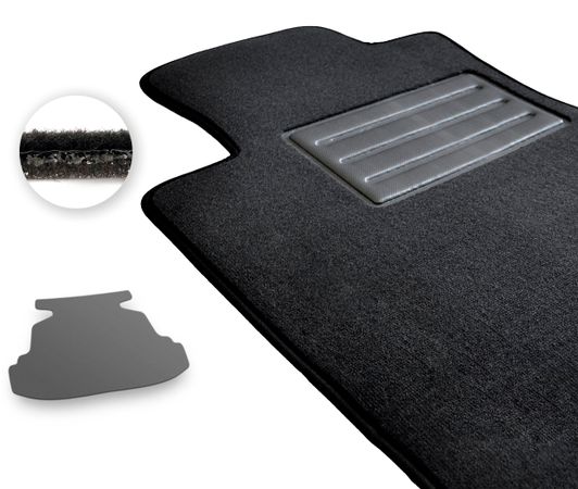 Двошарові килимки Optimal для BYD F3 (mkI)(седан)(багажник) 2005-2014 - Фото 1