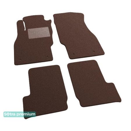 Двошарові килимки Sotra Premium Chocolate для Opel Adam (mkI) 2013-2019 - Фото 1