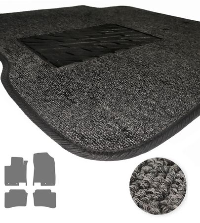 Текстильні килимки Pro-Eco Graphite для Hyundai i20 (mkII) 2014-2020 - Фото 1
