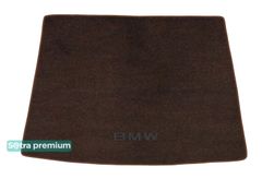 Двошарові килимки Sotra Premium Chocolate для BMW X1 (F48)(багажник) 2015-2022 - Фото 1