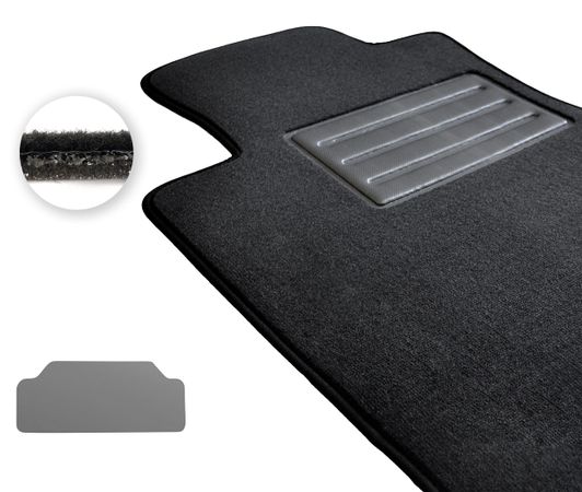Двошарові килимки Optimal для Tesla Model S (mkI)(передний багажник) 04.2016→ - Фото 1