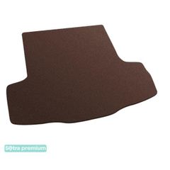 Двошарові килимки Sotra Premium Chocolate для Fiat Linea (mkI)(багажник) 2007-2015