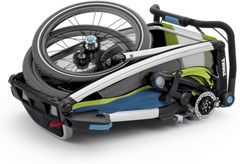 Дитяча коляска Thule Chariot Sport 1 (Chartreuse-Mykonos) - Фото 5