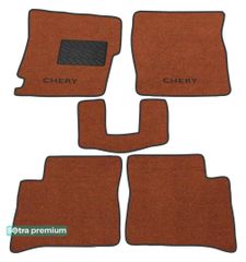 Двошарові килимки Sotra Premium Terracotta для Chery Jaggi / QQ6 (mkI) 2006-2013