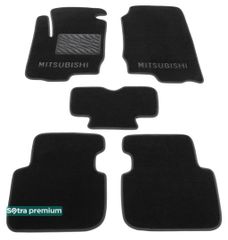 Двошарові килимки Sotra Premium Black для Mitsubishi Colt (mkIX)(Z30)(5-дв.) 2002-2012
